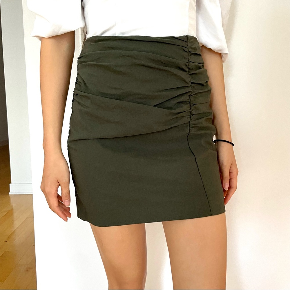 Zara Green Mini Skirt
